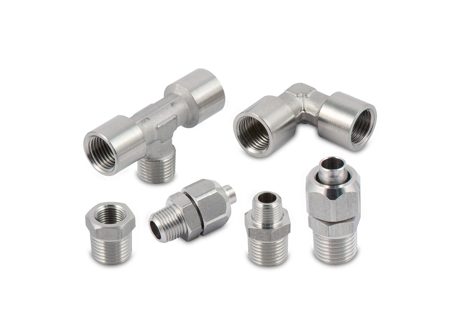 PUSH-IN FITTINGS, STAINLESS STEEL